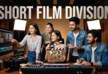 MB Film Production short film shooting team working on script