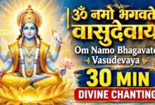Om Namo Bhagavate Vasudevaya – 30 Min Divine Chanting | Vishnu Mantra | Krishna Bhajan